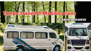 TEMPO TRAVELLER MODIFICATIONS || Sidhu Designs || Cell:-9963954954 || In Andhra Pradesh