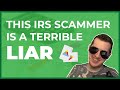 This IRS Scammer Is A Terrible Liar