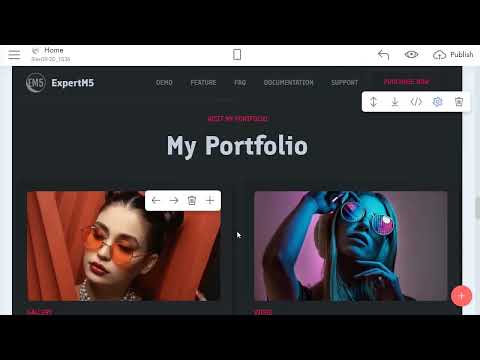 Personal Portfolio Website Builder, Freelancer Website Template