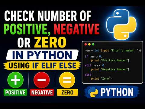 Python Program to Check if a Number is Positive, Negative, or Zero in a easy way