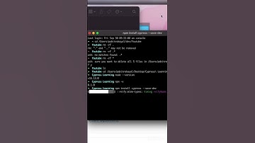 Cypress install. Automation testing, ITLearn