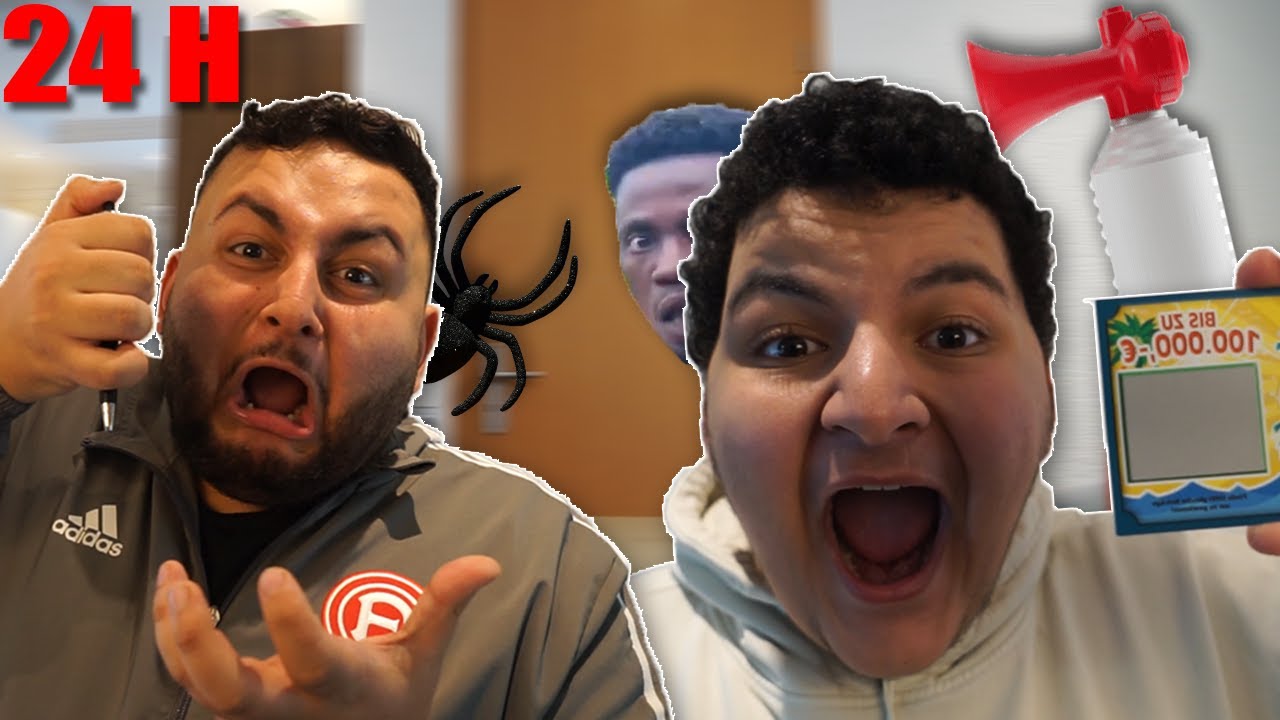 🙀 ICH ERSCHRECKE MEINEN BRUDER 24H MIT SCHERZARTIKELN | Zu lustig | Can Wick