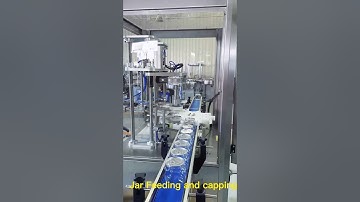 Plastic Jar Feeding Machine and Automatic Capping Machine, Auto Feeder & Capper Machine Manufacture