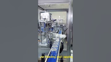 Plastic Jar Feeding Machine and Automatic Capping Machine, Auto Feeder & Capper Machine Manufacture