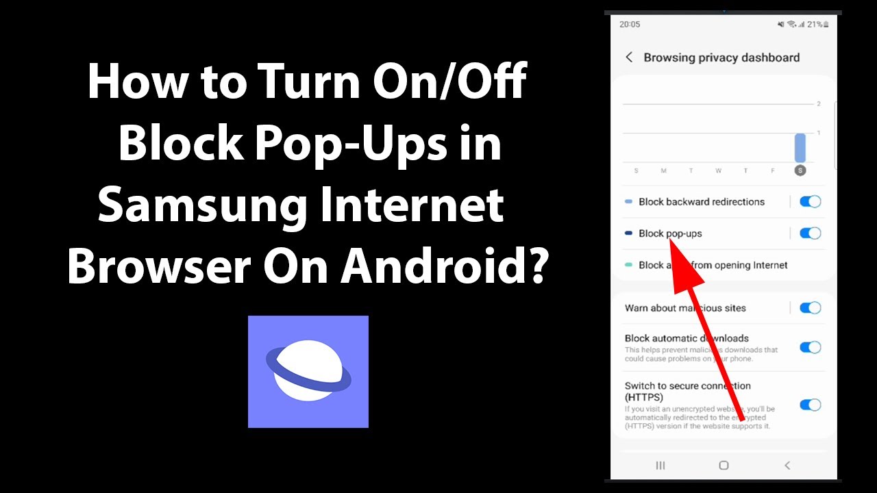 How to Turn Block Pop-Ups in Samsung Browser On Android? -