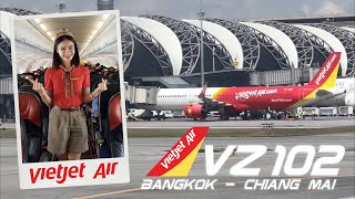Thai Vietjet Air A321-200, VZ 102 Bangkok-Chiang Mai