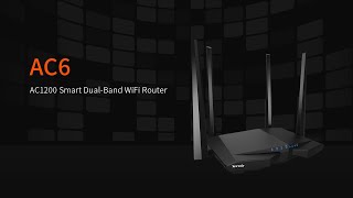 Tenda AC6    /    11AC Routers    /    AC1200 Smart Dual-Band WiFi Router
