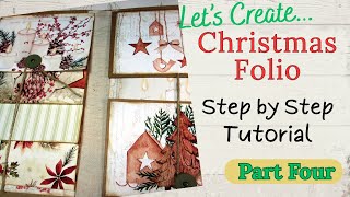Christmas Folio Step by Step Tutorial: Part 4
