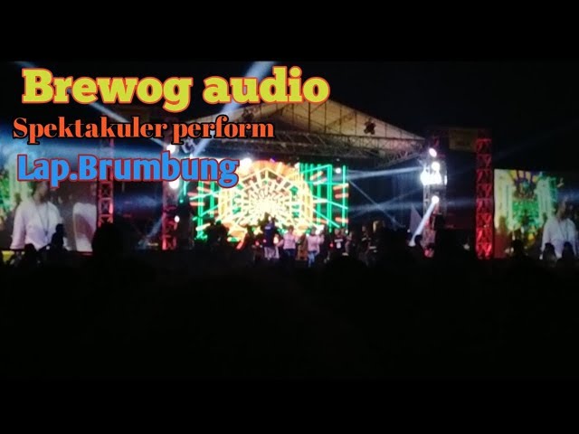 Spektakuler perform Brewog audio di Desa Brumbung class=