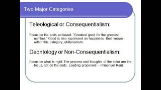 Consequentialism vs. Non-Consequentialism | Business Law 101 Profile