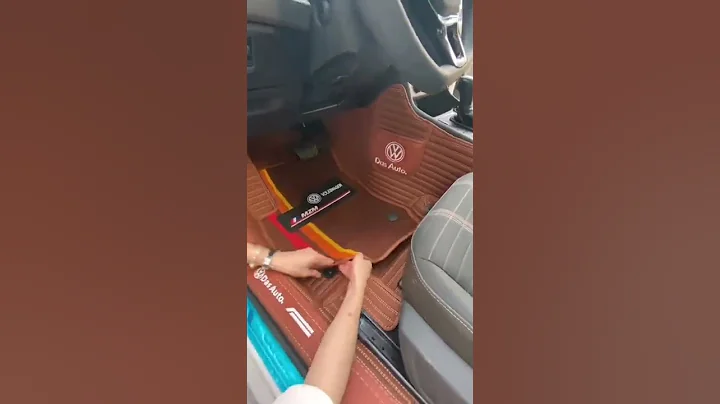 Double layer car floor mat