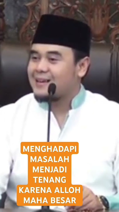 FACING PROBLEMS, BEING CALM BECAUSE ALLAH IS ALMIGHTY II Ustadz Hilman Fauzi#viralvideo