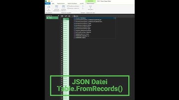 Power Query:API Aufruf;Table.FromRecords();JSON #excel #exceltips #exceltricks #powerquery