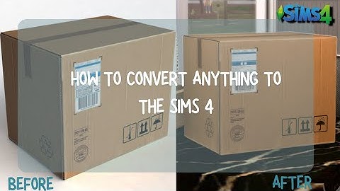 How To Convert Meshes😊- HOW TO CONVERT ANYTHING FOR THE SIMS 4 + LINK DOWNLOAD | Sims 4 Tutorial