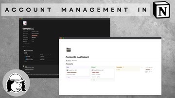 How to use Notion for Customer Management | Accounts Overview, Customer Profiles, Communication Log