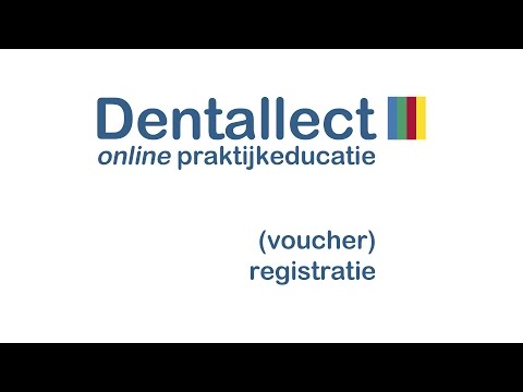Dentallect insctructie | voucher registratie
