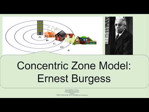 Concentric Zone Model: Ernest Burgess