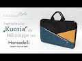 Nähanleitung: Nähmappe/Laptoptasche "Kuoria" von Hansedelli