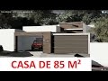 CASA DE 85 M² - LOTE 10 X 20 _ MAQUETE 3D