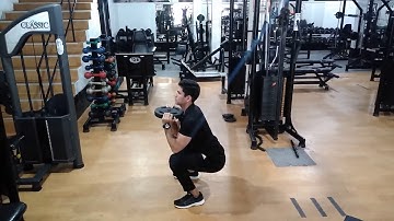 Agachamento frontal (anilha)