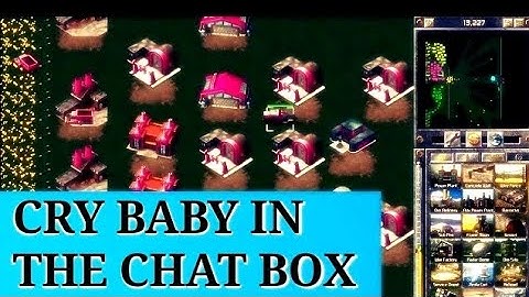 3 vs 3 Command and Conquer Red Alert Remastered multiplayer match CRY BABY IN THE CHAT BOX!