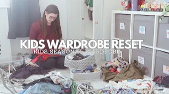 Kids Spring Wardrobe Reset | Seasonal Kids Wardrobe