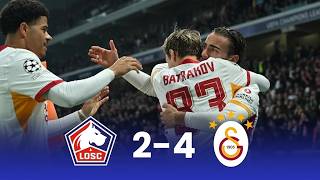 Lille 2-4 Galatasaray özet