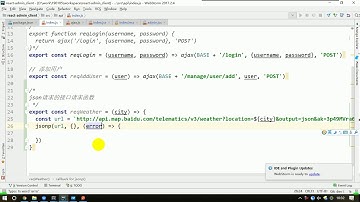 38 尚硅谷 React全栈项目 定义jsonp请求的接口请求函数