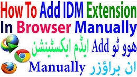 How to add IDM extension in UC browser Easly Full Tutorial