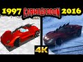 Evolution of Carmageddon games (1997-2016)