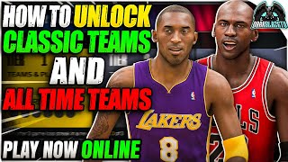 Tips How To Unlock All Classic Teams & All Time Teams On NBA 2K