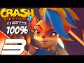 Crash Bandicoot 4: It's About Time - Gameplay Walkthrough Part 3 (100%) All Gems, Boxes, Relics