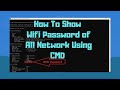 CMD : Show Wi-Fi Password | Windows XP/7/8/10 || Techie Noory