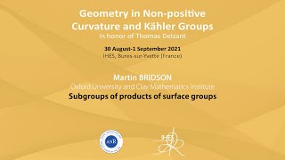 Martin Bridson - Subgroups of direct products of surface groups