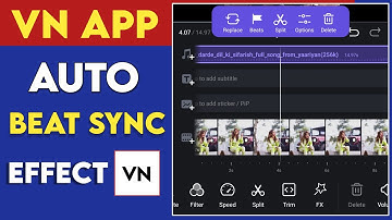 Auto Beat Sync Effect In VN App | How To Do Beat Sync In Vn Video Editor | Beat Sync Edits