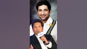 Sachin Tendulkar on Wasim #cricket #goat