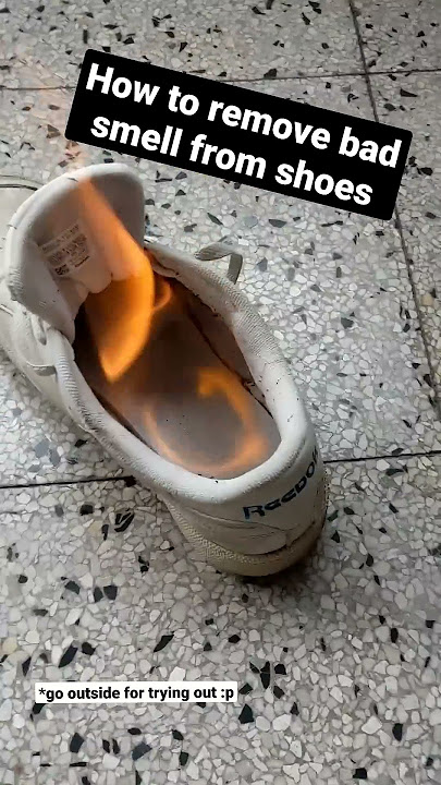 How to remove BAD SMELL from SHOES #shorts