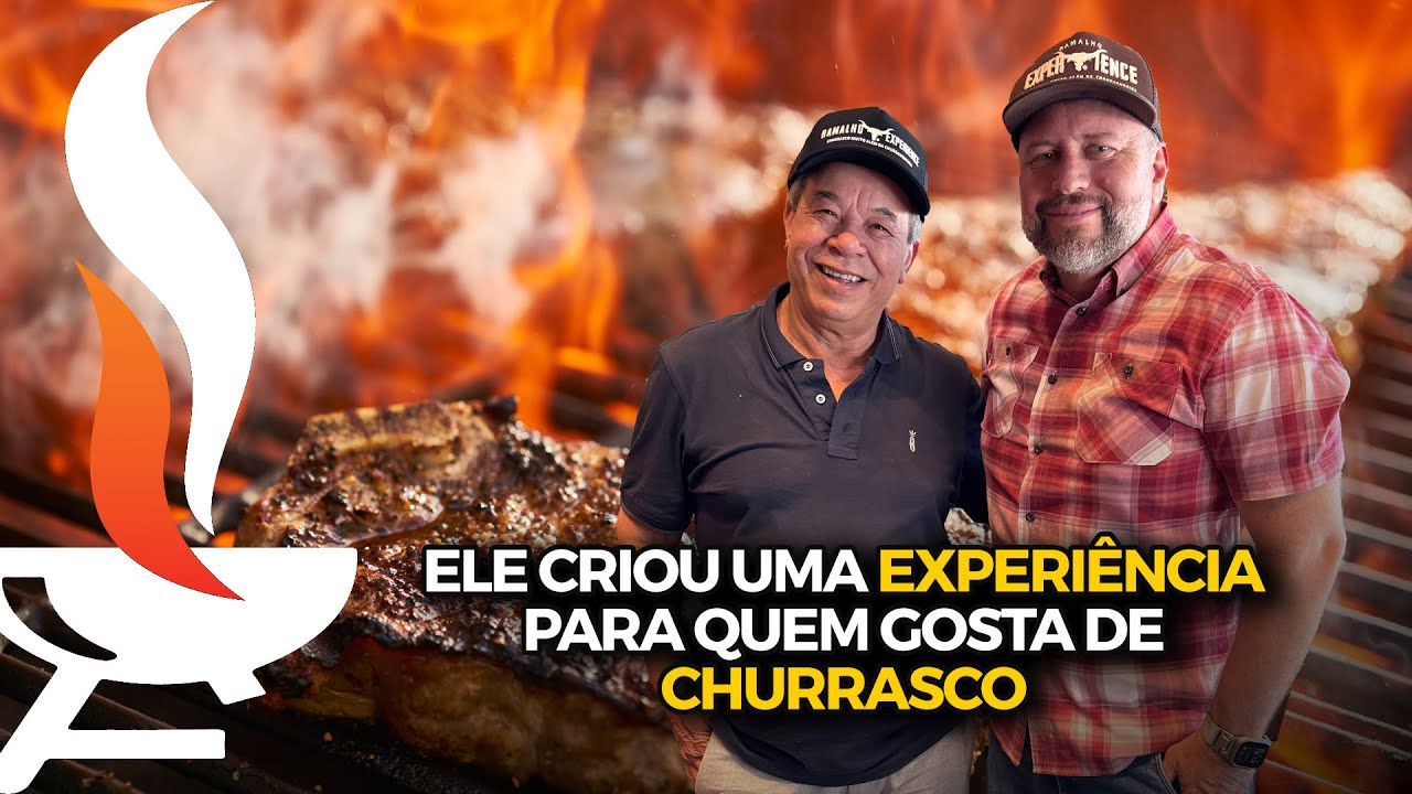 ELE CRIOU UMA EXPERIÊNCIA PARA QUEM GOSTA DE CHURRASCO