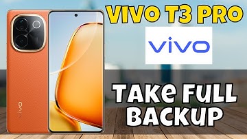 Vivo T3 Pro Backup & Reset Settings || Backup & Restore Guide || Take Full Backup