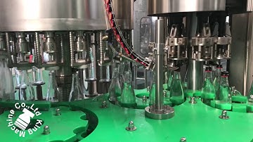 Still Water Vacuum Filling Machine For Glass Bottle (3 in 1)