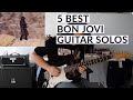 5 BEST Bon Jovi / Richie Sambora Guitar Solos (BOSS Katana free patches)
