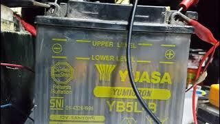 proses charger aki Hingga Air nya bergelembung