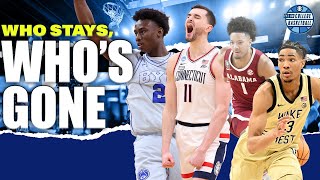 Alex Karaban, Mark Sears, Jaxson Robinson & Hunter Sallis all return to school | College Basketball