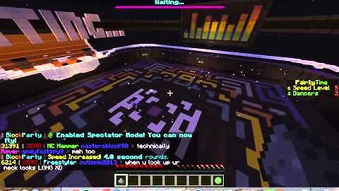 minecraft minigame mashup episode two:BLOCK PARTAY