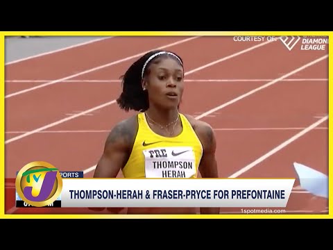 Elaine Thompson-Herah & Shelly-ann Fraser-Pryce for Prefontaine