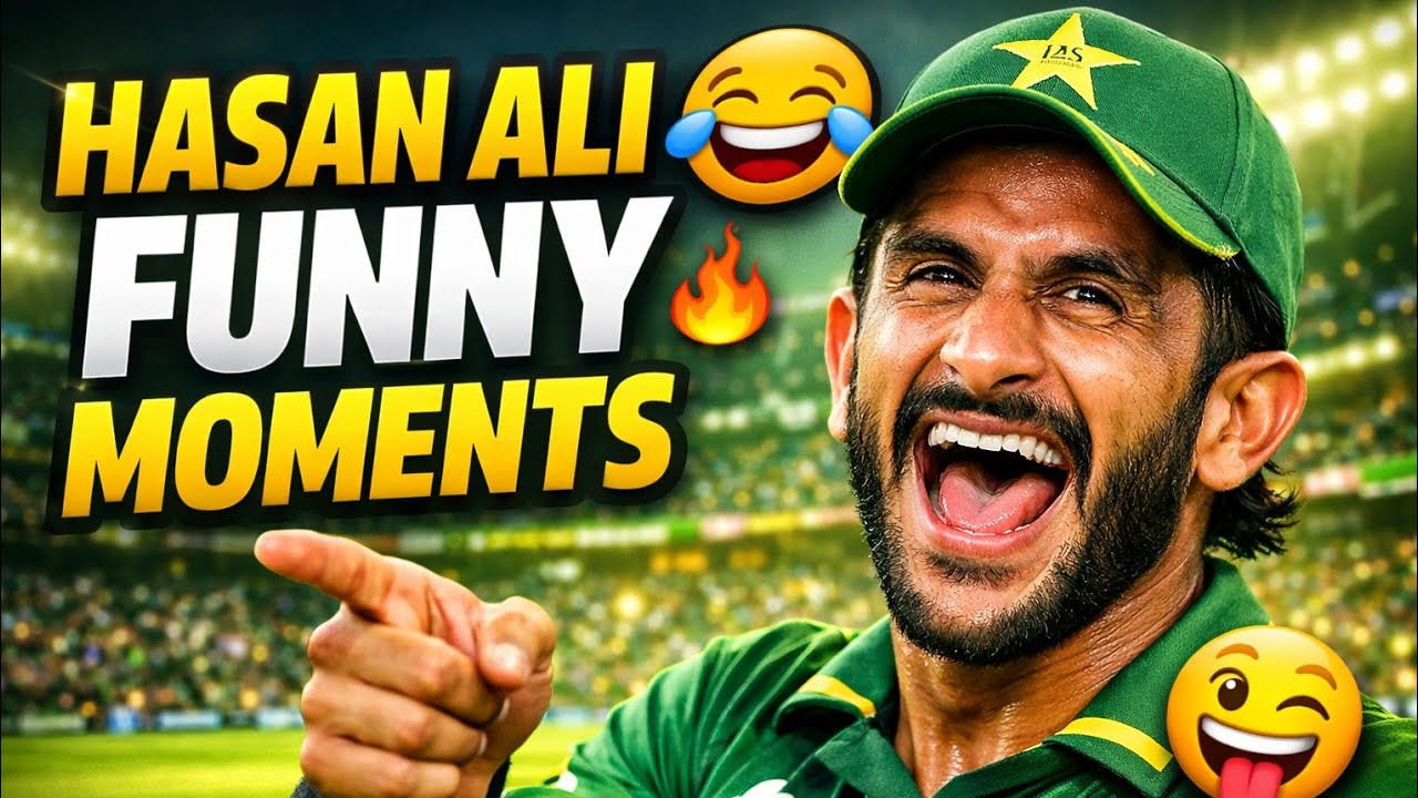 Hasan Ali Funny Moments 😂 | Funniest Cricketer Ever | LOL CricketHasan Ali Comedy Moments 🤣 | 