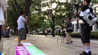 20120904 瓦礫反対抗議行動 下地さんアピール