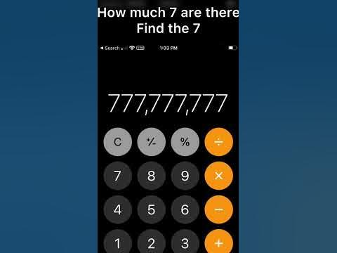 How much 7 are there - YouTube