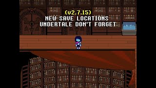 All new save point (warp) locations in Undertale don't forget (v2.7.15)