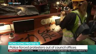 Famous Hong Kong Protests: Legislature breaks into chaos Profile